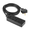 RS PRO Extension Lead 4 m Cable 2 Socket Type G Power Strip 240V 13A 296-3644