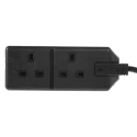 RS PRO Extension Lead 4 m Cable 2 Socket Type G Power Strip 240V 13A 296-3644