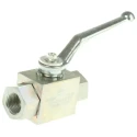 RS PRO Zinc Passivated Steel Hydraulic Ball Valve G 1/2 Thread 500 bar Operating Pressure 297-5849