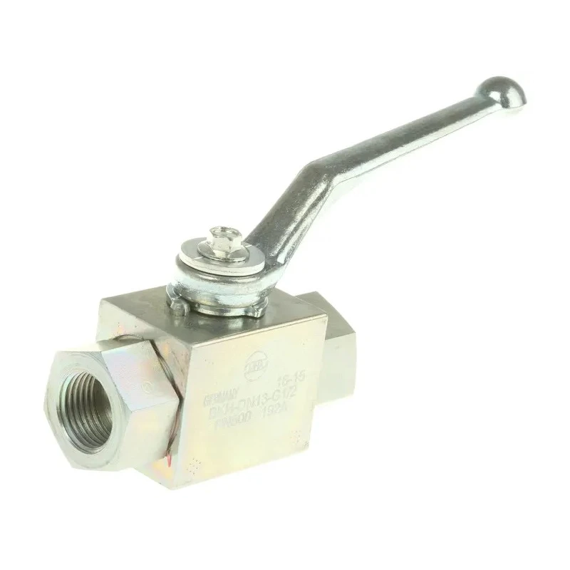 RS PRO Zinc Passivated Steel Hydraulic Ball Valve G 1/2 Thread 500 bar Operating Pressure 297-5849
