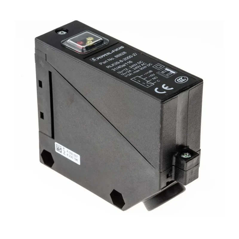 Pepperl + Fuchs Diffuse Photoelectric Sensor Block Style 2 m Detection Range Relay Output IP67 RLK39-8-2000-Z/31/40A/116
