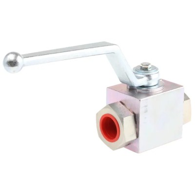 RS PRO Zinc Passivated Steel Hydraulic Ball Valve G 3/4, 2 Ports, Maximum Operating Pressure 400 bar, Operating 297-5861