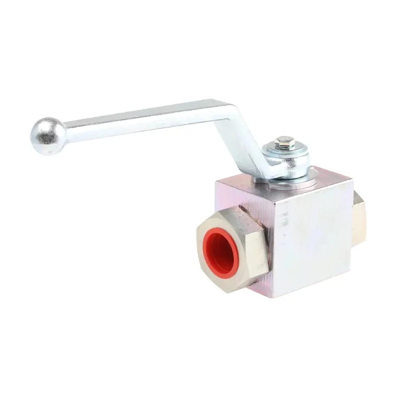 RS PRO Zinc Passivated Steel Hydraulic Ball Valve G 3/4, 2 Ports, Maximum Operating Pressure 400 bar, Operating 297-5861