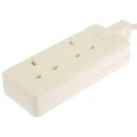 RS PRO 4 m 2 Socket Type G Extension Lead Power Strips 240V 13A 296-3650