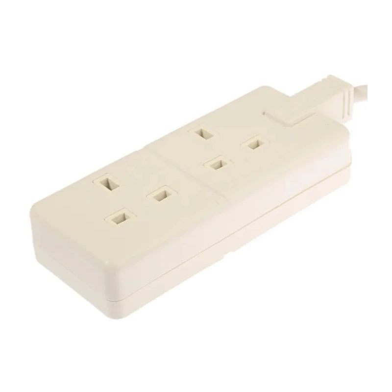 RS PRO 4 m 2 Socket Type G Extension Lead Power Strips 240V 13A 296-3650