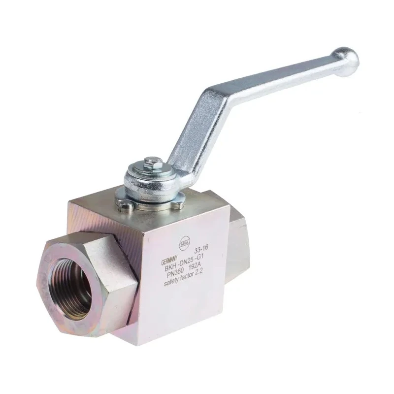 RS PRO Zinc Passivated Steel Hydraulic Ball Valve 2 Ports G Thread 350 bar Operating Pressure 297-5877