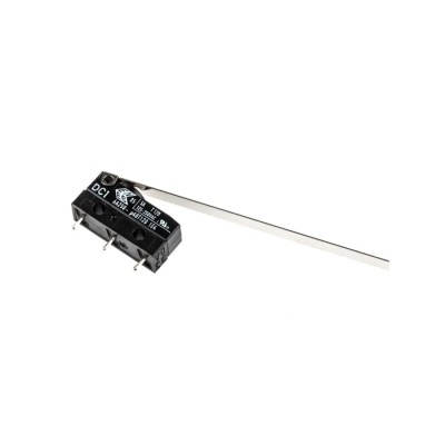 ZF Long Hinge Lever Micro Switch, Solder Terminal, 6A, 250 V AC, SPDT, IP6K7 DC1C-A1LD