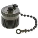 Amphenol Industrial 9760 MIL-DTL-5015 Female Dust Cap Shell Size 18 IP66 Rated Olive Drab Cadmium Finish 97-60-18P