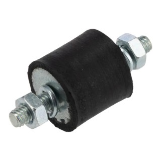 FIBET M4 x 10 mm Anti-Vibration Mount, Male to Male Bobbin, 24.6 daN Compression Load, 16 mm OD, 35 mm Height 1615VV10-60