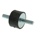 FIBET M6 x 18 mm Natural Rubber Anti-Vibration Mount Male to Male Bobbin 45 IRHD Shore Hardness with 45 daN 2515VV18-45
