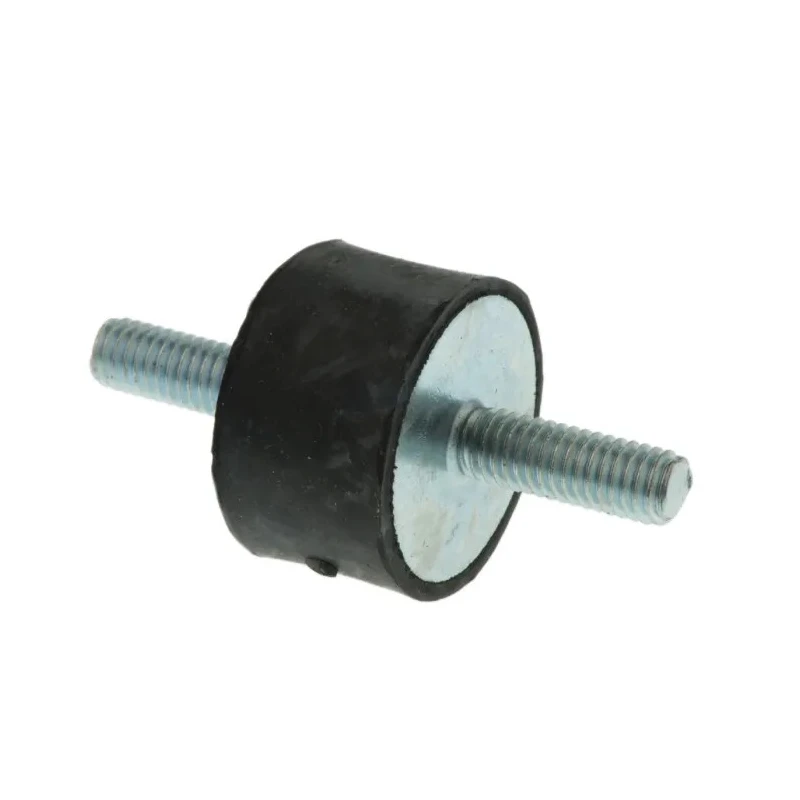 FIBET M6 x 18 mm Natural Rubber Anti-Vibration Mount Male to Male Bobbin 45 IRHD Shore Hardness with 45 daN 2515VV18-45