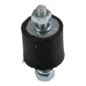 FIBET M4 x 10 mm Anti-Vibration Mount, Male to Male Bobbin, 24.6 daN Compression Load, 16 mm OD, 35 mm Height 1615VV10-60