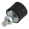 FIBET M6 x 18 mm Anti-Vibration Mount Male to Female Bobbin with 43.8 daN Compression, 20 mm OD, 33 mm Height 2015VD18-60