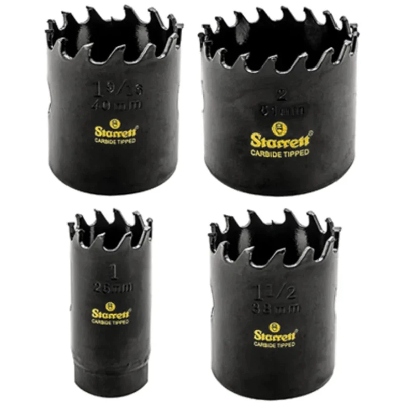 Starrett Carbide Tip Drill Bit 51 mm Diameter for Galvanised Iron and Fibreglass CT200