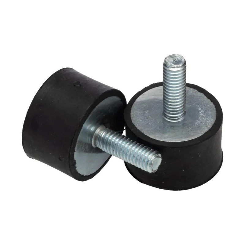 FIBET M6 x 18 mm Male to Female Bobbin Anti-Vibration Mount with 87.6 daN Compression, 25 mm OD, 33 mm Height 2515VD18-60