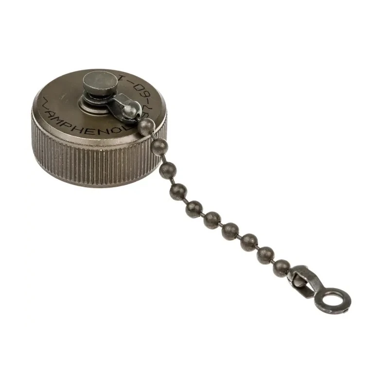 Amphenol Industrial MIL-DTL-5015 Male Dust Cap, Shell Size 16, IP66 Rated, Olive Drab Cadmium Finish Aluminium 97-60-16