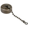 Amphenol Industrial MIL-DTL-5015 Male Dust Cap, Shell Size 16, IP66 Rated, Olive Drab Cadmium Finish Aluminium 97-60-16