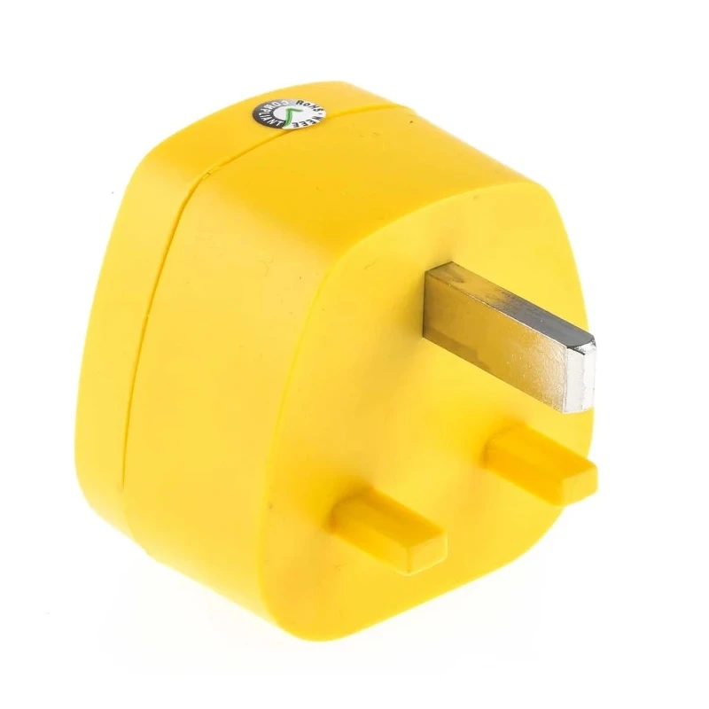 RS PRO ESD Earth Bonding Plug With Banana Socket Connector, 10 mm Stud, UK Plug Type 298-3890