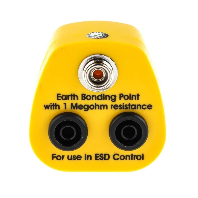 RS PRO ESD Earth Bonding Plug With Banana Socket Connector, 10 mm Stud, UK Plug Type 298-3890