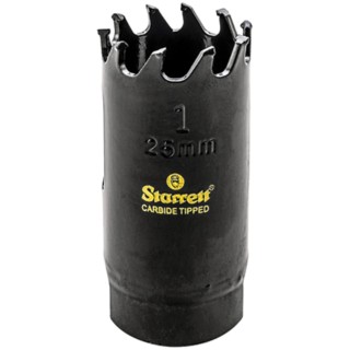 Starrett 25 mm Diameter Carbide Tip Drill Bit for Galvanised Iron, Fibreglass CT100