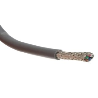 Alpha Wire Alpha Essentials Communication & Control Control Cable 6 Cores 0.09mm² (28 AWG) Screened 30 m Grey 3306 SL005