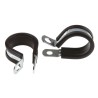 JCS 25 mm ID Black Rubber Coated Zinc Plated Steel P-Clip PCZR25RS