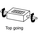 Baumer 5 Digit Mechanical Counter Manual Reset 4.5mm Digit Height Top Going Rotation M 310.R10A06C