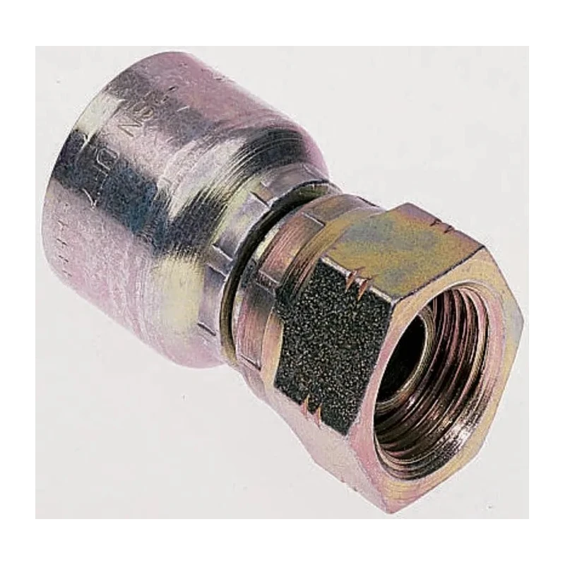 Parker Hydraulic Fitting Female BSP Steel Zinc Plated 0.25 in Hose ID 19248-4-4