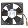 ebm-papst 4300 Series Axial Fan 12V DC 170 m³/h Air Flow 5W Power Consumption IP68 119mm x 119mm x 32mm