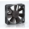 ebm-papst 600 F Series Sleeve Bearing Axial Fan, 24V DC, 29 m³/h Air Flow, 1.1 W, 46 mA Max, IP20, 60 mm Frame IP20