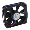 ebm-papst 600 F Series Sleeve Bearing Axial Fan, 24V DC, 29 m³/h Air Flow, 1.1 W, 46 mA Max, IP20, 60 mm Frame IP20