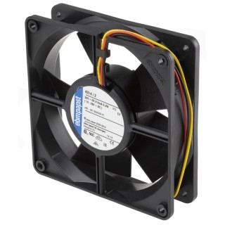 ebm-papst 4300 Series Compact DC Axial Fan 24V DC 5W 208mA Max Air Flow 170m³/h IP68 119x119x32 mm IP68
