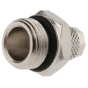 RS PRO Pneumatic Fitting 6mm Push-In, Male, 3/8 in G Thread Italy 15 bar 70°C 299-3825