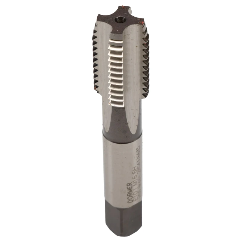 Dormer Tap Set, Metric Standard M16 Thread, High Speed Steel HSS, Straight Flute, Left Hand Thread, Hand Tap E101M16NO8