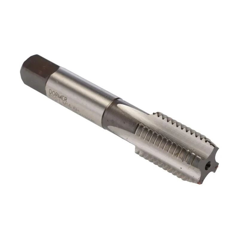Dormer Tap Set, Metric Standard M16 Thread, High Speed Steel HSS, Straight Flute, Left Hand Thread, Hand Tap E101M16NO8