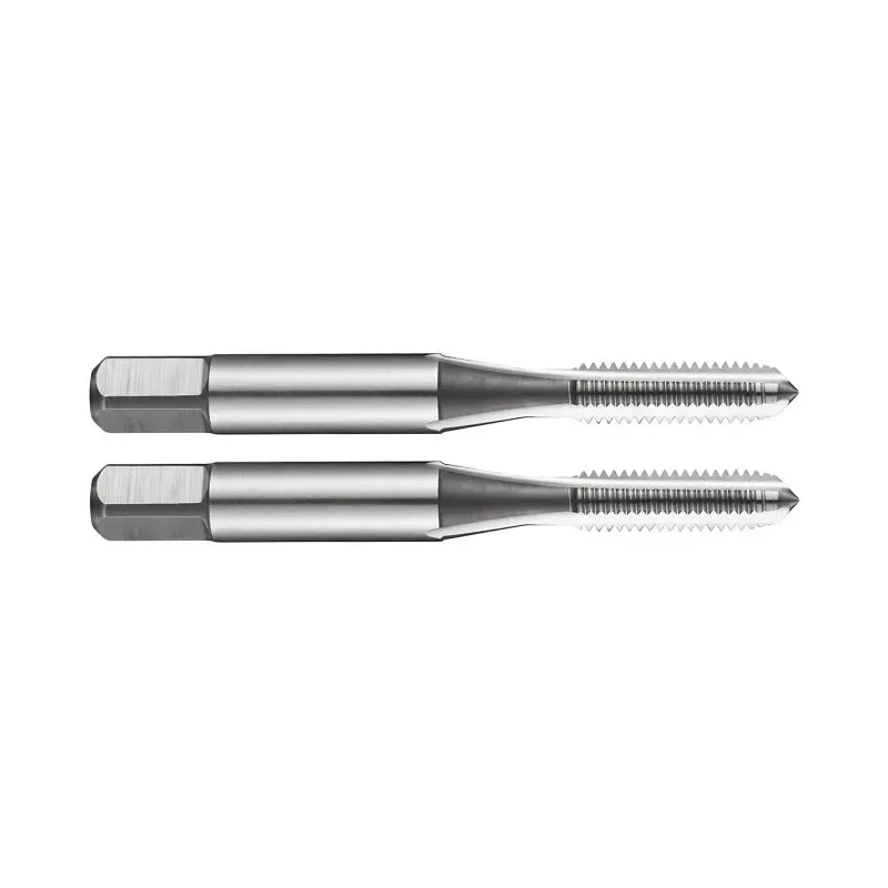 Dormer M6 Thread Metric Standard Hand Tap Set, Straight Flute, HSS, 56mm Length E105M6X.75NO9