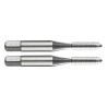 Dormer M6 Thread Metric Standard Hand Tap Set, Straight Flute, HSS, 56mm Length E105M6X.75NO9