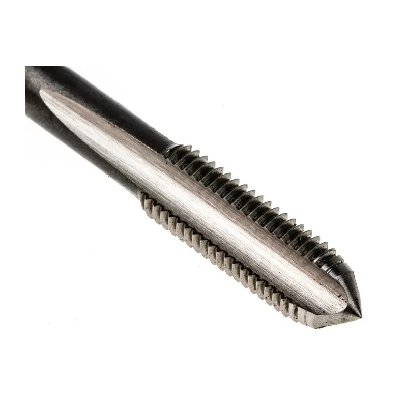 Dormer M6 Thread Metric Standard Hand Tap Set, Straight Flute, HSS, 56mm Length E105M6X.75NO9