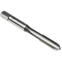 Dormer M6 Thread Metric Standard Hand Tap Set, Straight Flute, HSS, 56mm Length E105M6X.75NO9