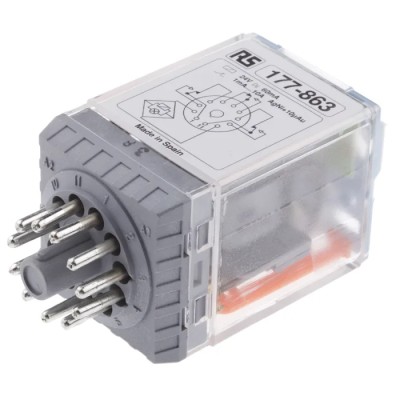 Releco PCB Power Relay 24V ac/dc Coil 10A Switching Current 3PDT C3-A38 BX 24V