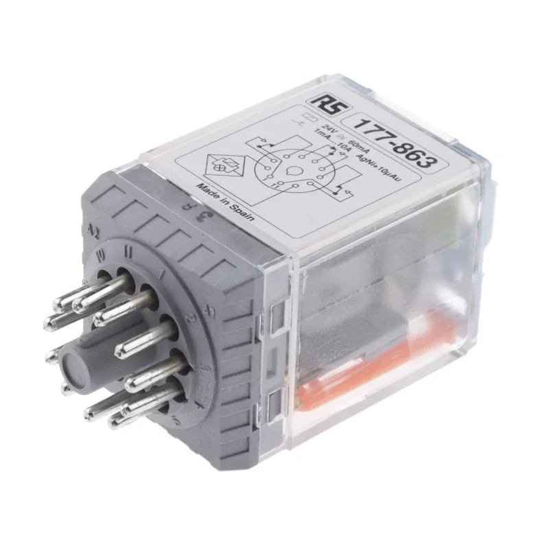 Releco PCB Power Relay 24V ac/dc Coil 10A Switching Current 3PDT C3-A38 BX 24V