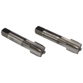 Dormer Hand Tap Set, M16 Thread Size, Metric Standard, Straight Flute, HSS Material, 12mm Shank Diameter E105M16X1.5NO9