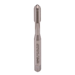 Dormer High-Speed Steel Machine Threading Tap M6 Thread, Metric Fine Standard, Right Hand, Straight Flute E513M6X.75NO3