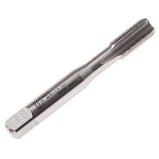 Dormer Machine Tap M10 Thread Metric Fine Standard HSS Straight Flute 80mm Length E513M10X1.0NO3