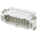 TE Connectivity Heavy Duty Power Connector Insert 16A 400V HE Series Male 16 Contacts 1-1103638-1