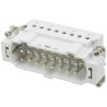TE Connectivity Heavy Duty Power Connector Insert 16A 400V HE Series Male 16 Contacts 1-1103638-1