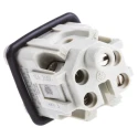 HARTING Heavy Duty Power Connector Insert Male 5 Contacts 10A HA Series 1-1103402-1