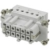TE Connectivity Heavy Duty Power Connector Insert 16A 400V HE Series Female 10 Contacts 1-1103637-1