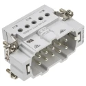 TE Connectivity Heavy Duty Power Connector Insert 16A, HE Series Male, 10 Contacts 1-1103636-1