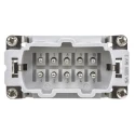 TE Connectivity Heavy Duty Power Connector Insert 16A, HE Series Male, 10 Contacts 1-1103636-1